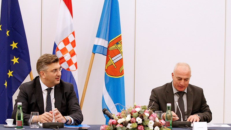 Predsjednik Vlade u Šibeniku: Partnerstvo sa županijama pretvorili smo u pozitivnu situaciju za hrvatske građane